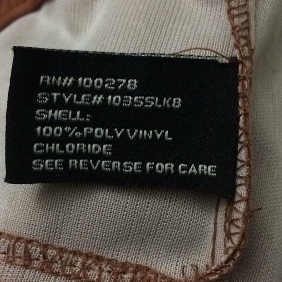 Brown Faux Leather Vest - Picture 5 of 5